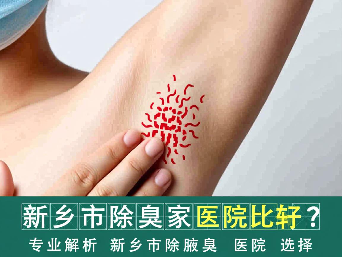 新乡市除腋臭哪家医院比较好？专业解析新乡市除腋臭医院选择