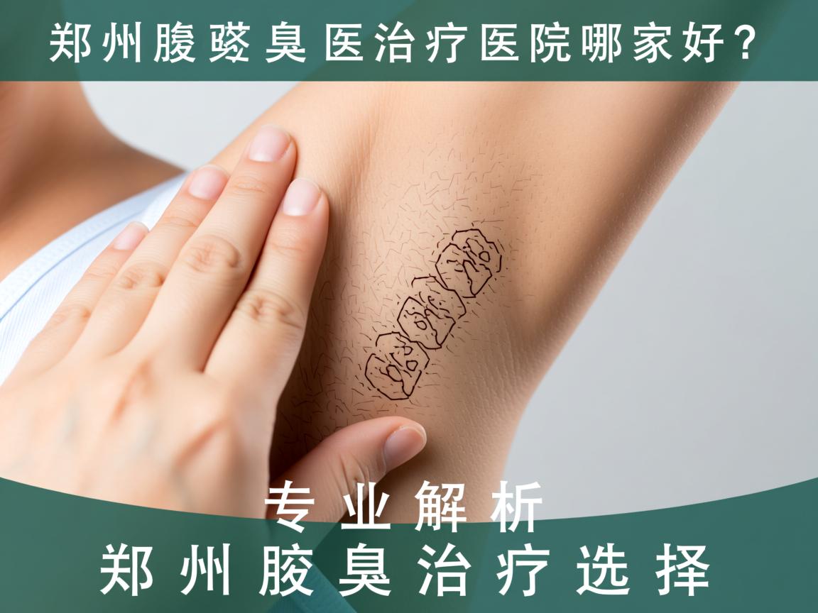 郑州腋臭治疗医院哪家好？专业解析郑州腋臭治疗选择