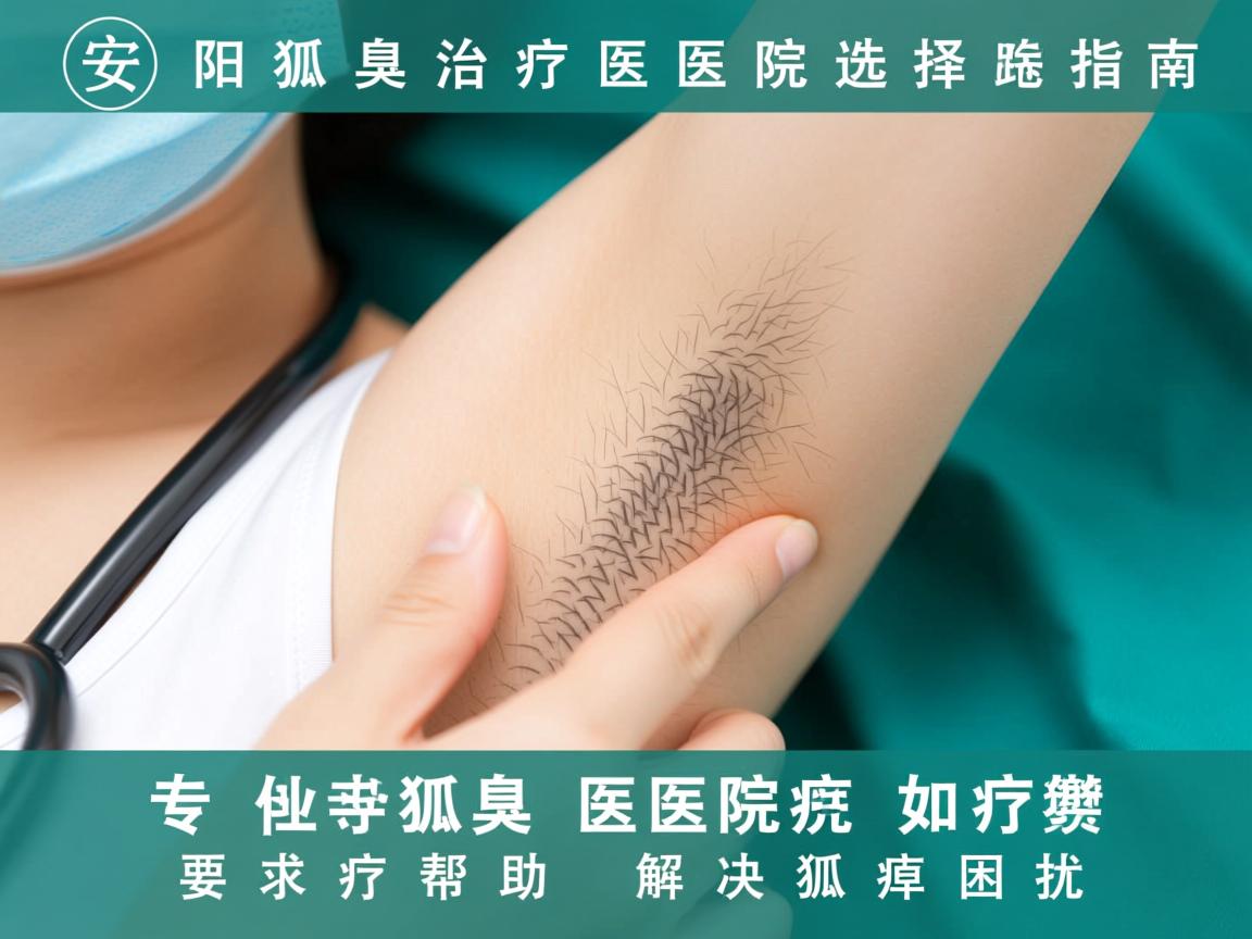 安阳狐臭治疗医院选择指南，专业医院如何帮助解决狐臭困扰