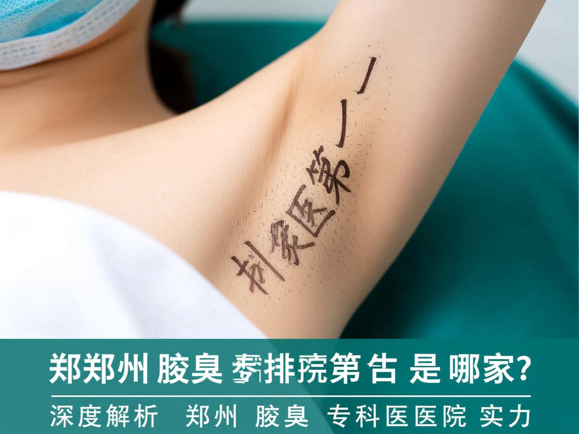 郑州腋臭专科医院排名第一是哪家？深度解析郑州腋臭专科医院实力