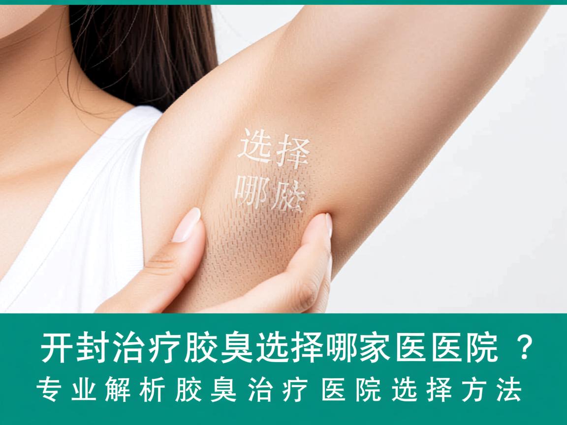 开封治疗腋臭选择哪家医院？专业解析腋臭治疗医院的选择方法