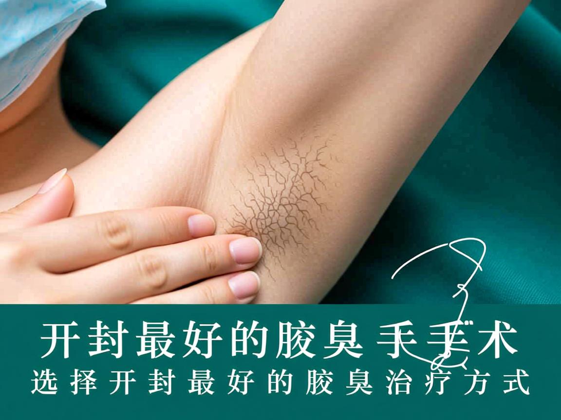 开封最好的腋臭手术，选择开封最好的腋臭治疗方式