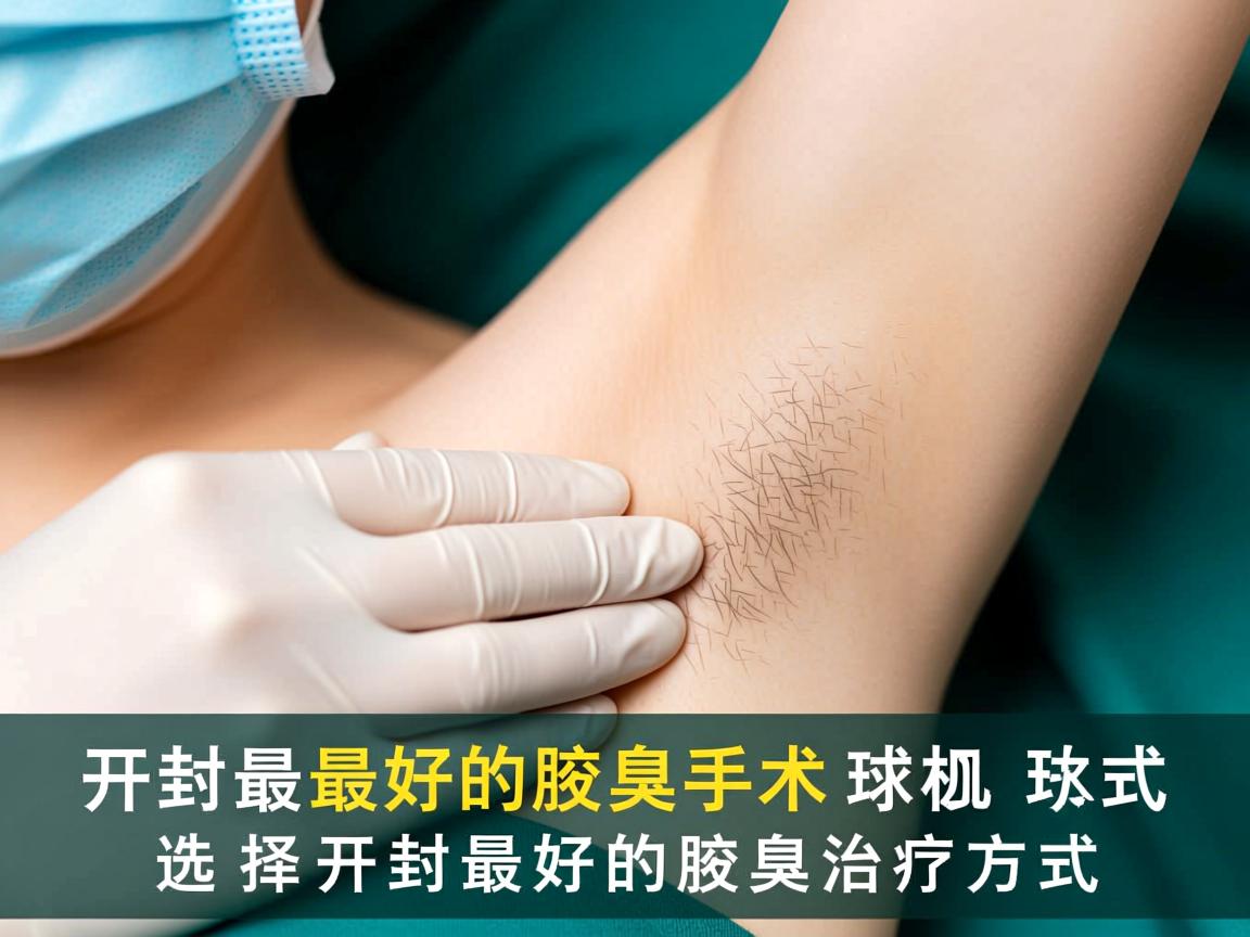 开封最好的腋臭手术，选择开封最好的腋臭治疗方式