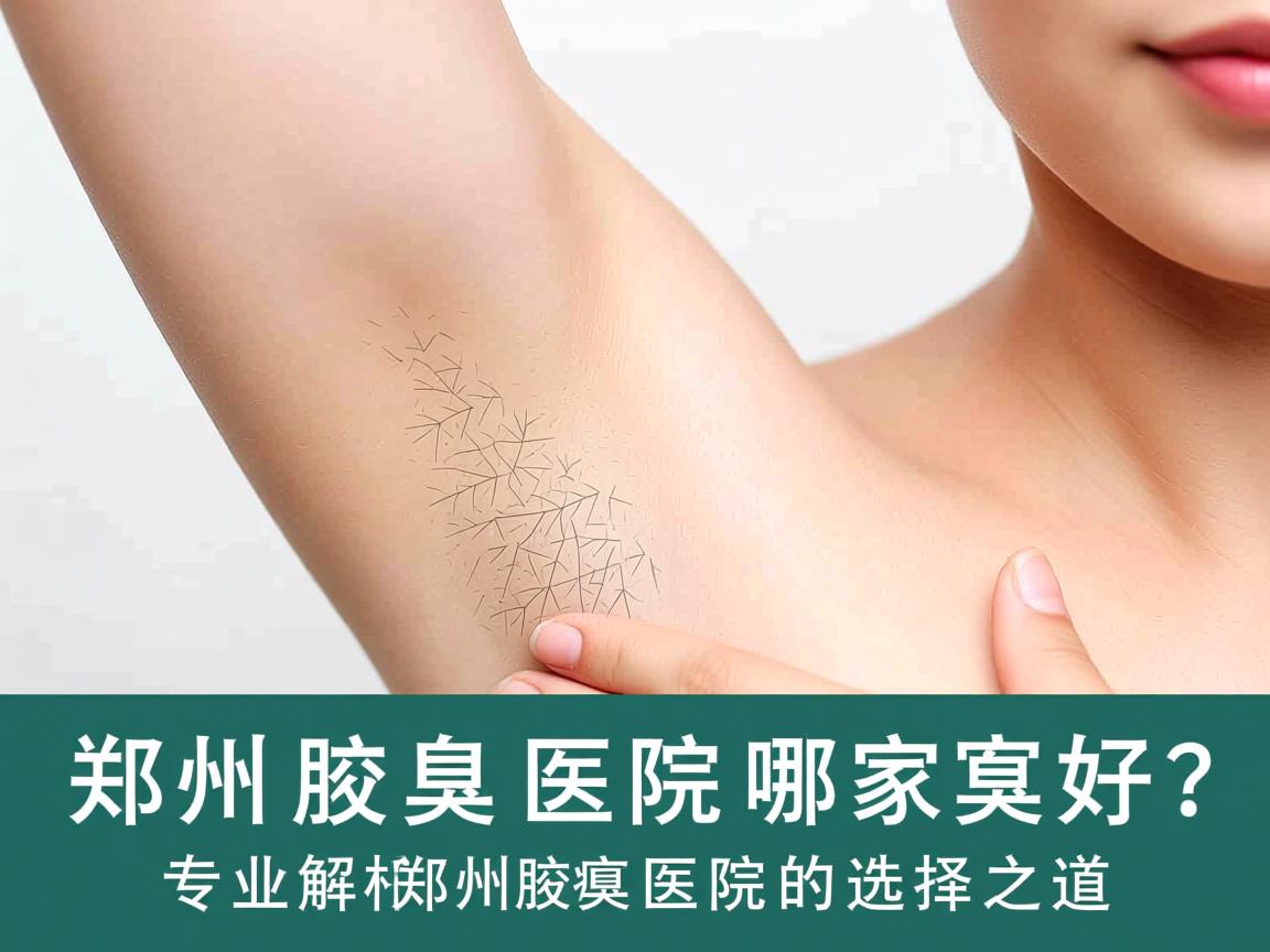 郑州腋臭医院哪家好？专业解析郑州腋臭医院的选择之道