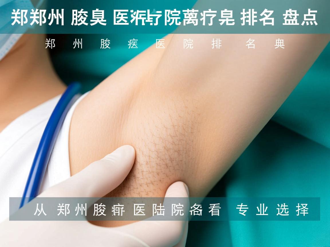 郑州腋臭医院排名盘点，从郑州腋臭医院排名看专业选择
