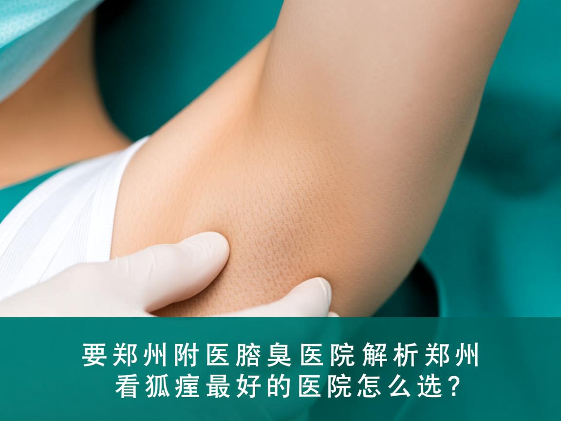 郑州附医腋臭医院解析，郑州看狐臭最好的医院怎么选？