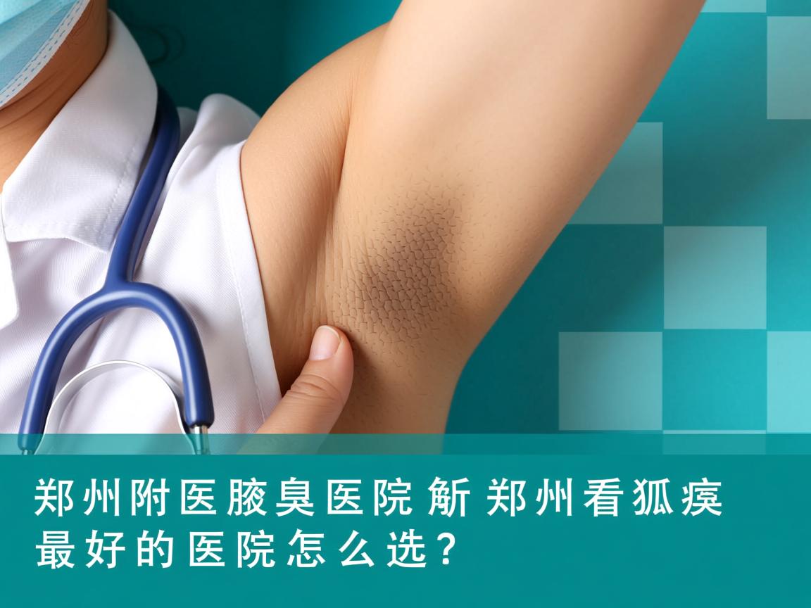 郑州附医腋臭医院解析，郑州看狐臭最好的医院怎么选？