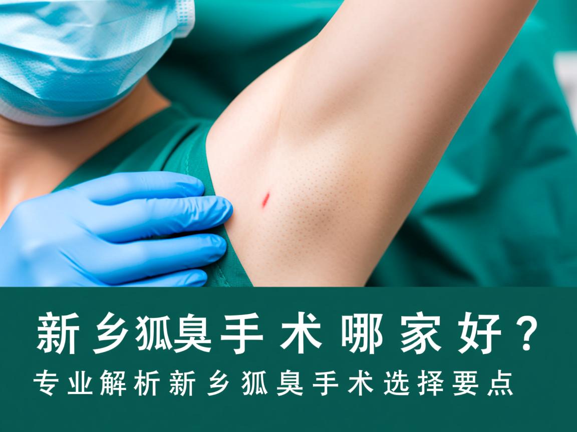 新乡狐臭手术哪家好？专业解析新乡狐臭手术选择要点