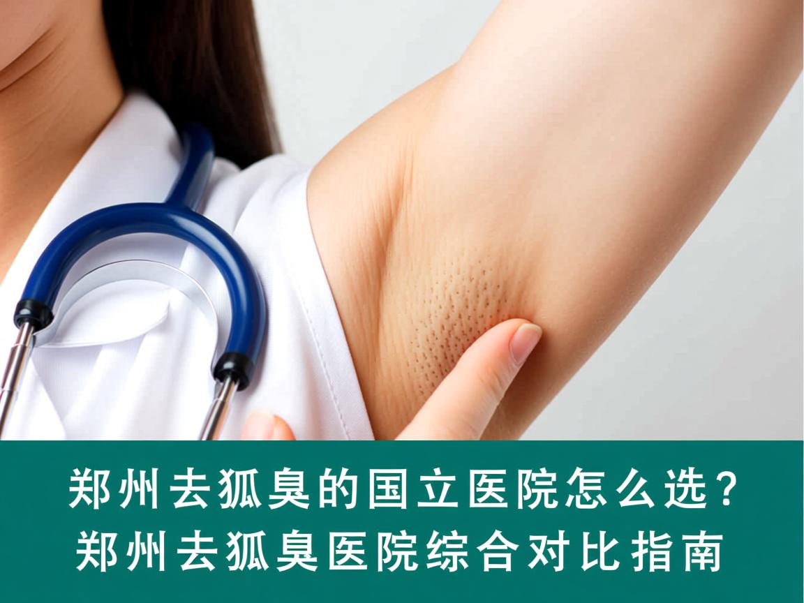郑州去狐臭的国立医院怎么选？郑州去狐臭医院综合对比指南