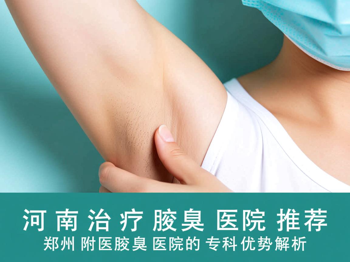 河南治疗腋臭医院推荐，郑州附医腋臭医院的专科优势解析