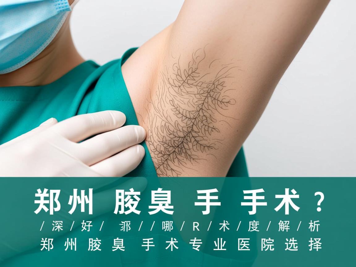 郑州腋臭手术哪家好？深度解析郑州腋臭手术专业医院选择