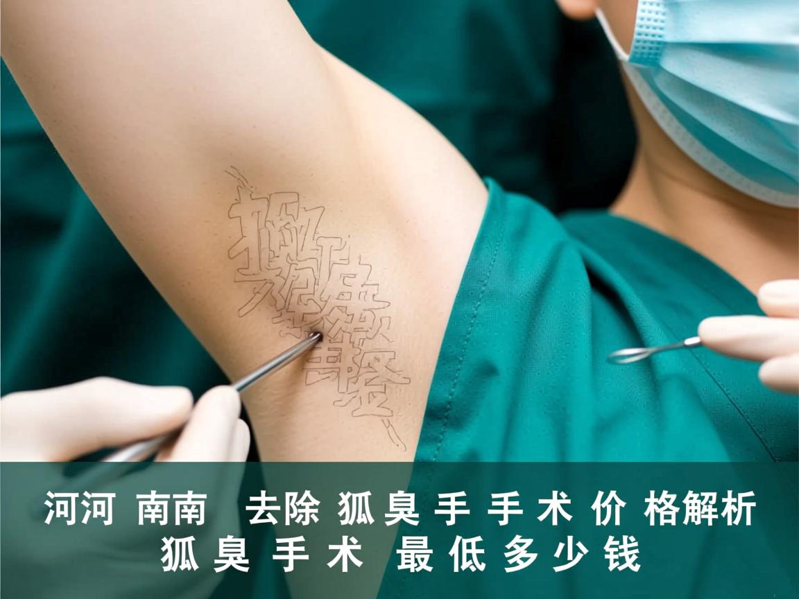 河南去除狐臭手术价格解析，狐臭手术最低多少钱