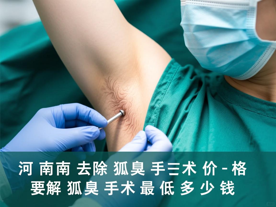 河南去除狐臭手术价格解析，狐臭手术最低多少钱