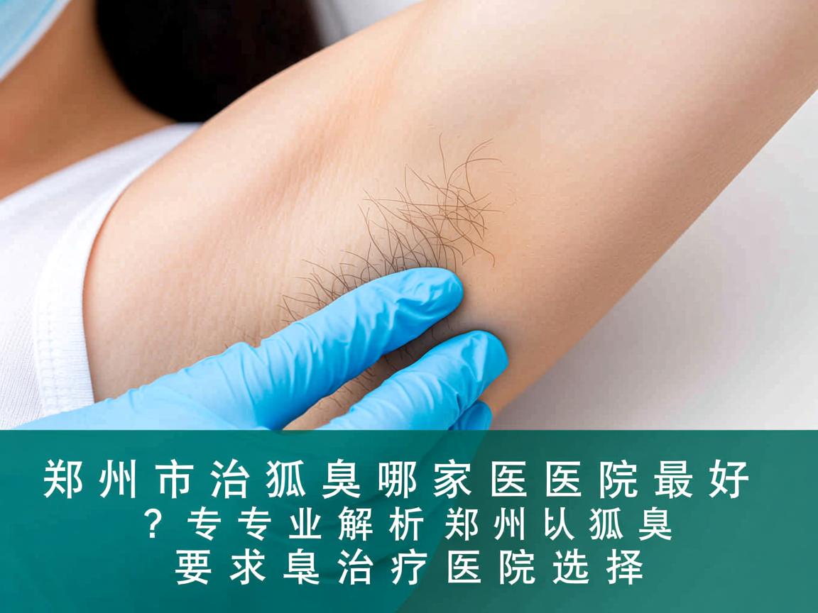郑州市治狐臭哪家医院最好？专业解析郑州狐臭治疗医院选择