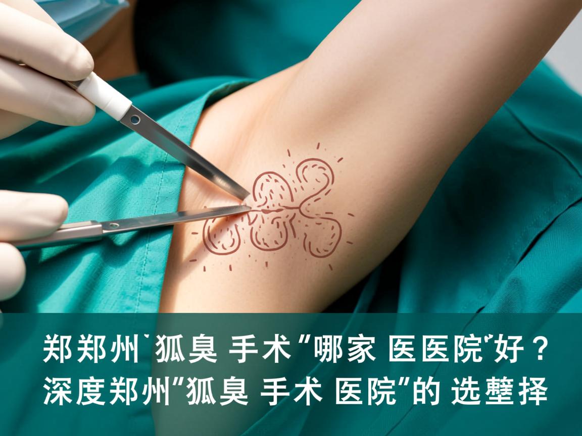 郑州狐臭手术哪家医院好？深度解析郑州狐臭手术医院的选择