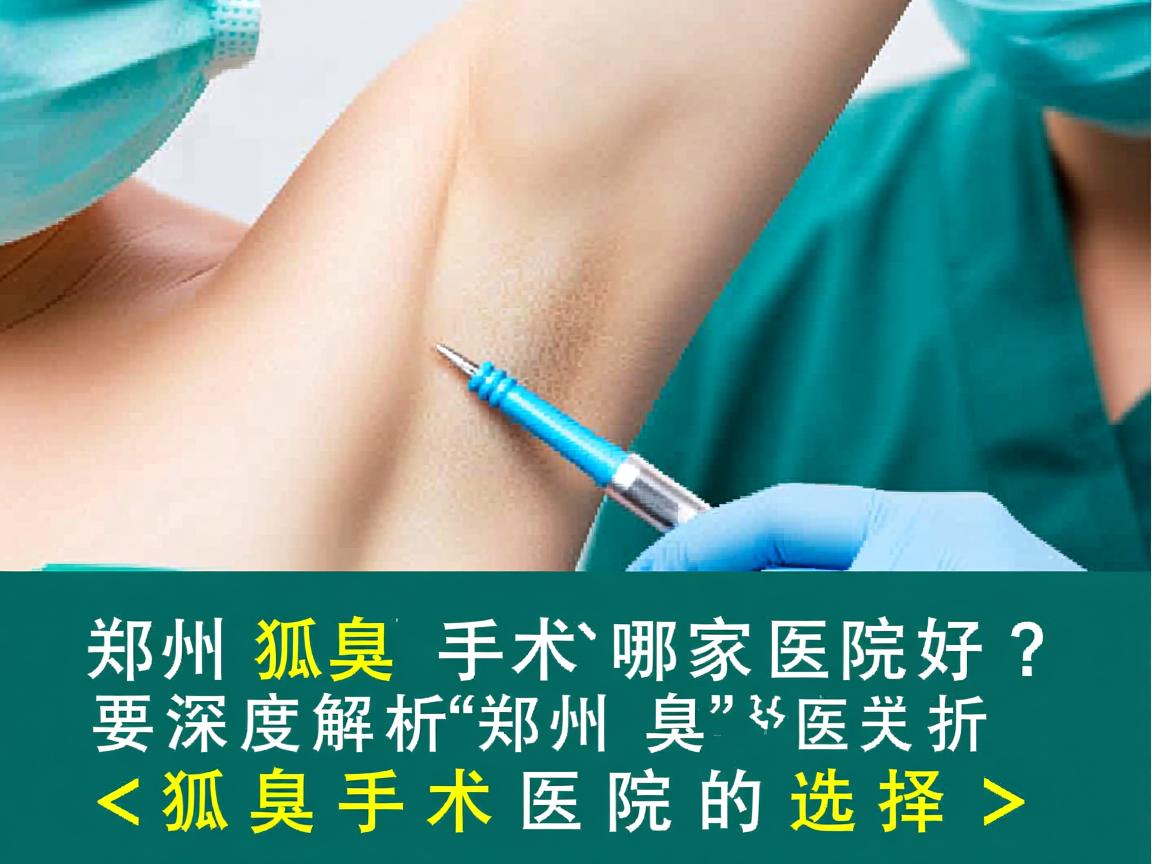 郑州狐臭手术哪家医院好？深度解析郑州狐臭手术医院的选择