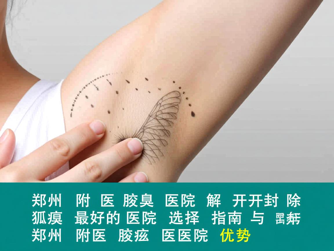 郑州附医腋臭医院解析，开封除狐臭最好的医院选择指南与郑州附医腋臭医院优势