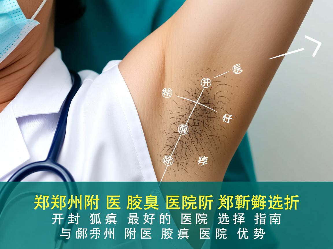 郑州附医腋臭医院解析，开封除狐臭最好的医院选择指南与郑州附医腋臭医院优势