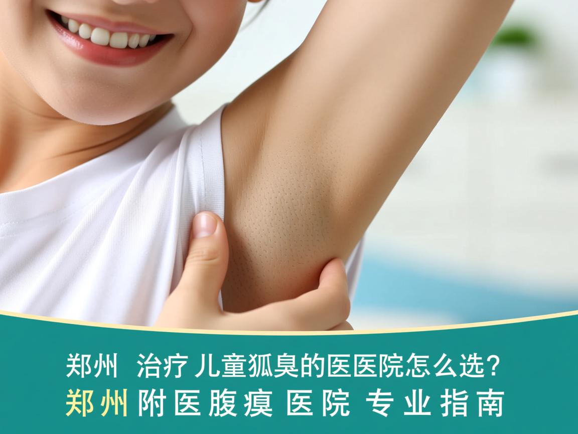 郑州治疗儿童狐臭的医院怎么选？郑州附医腋臭医院专业指南