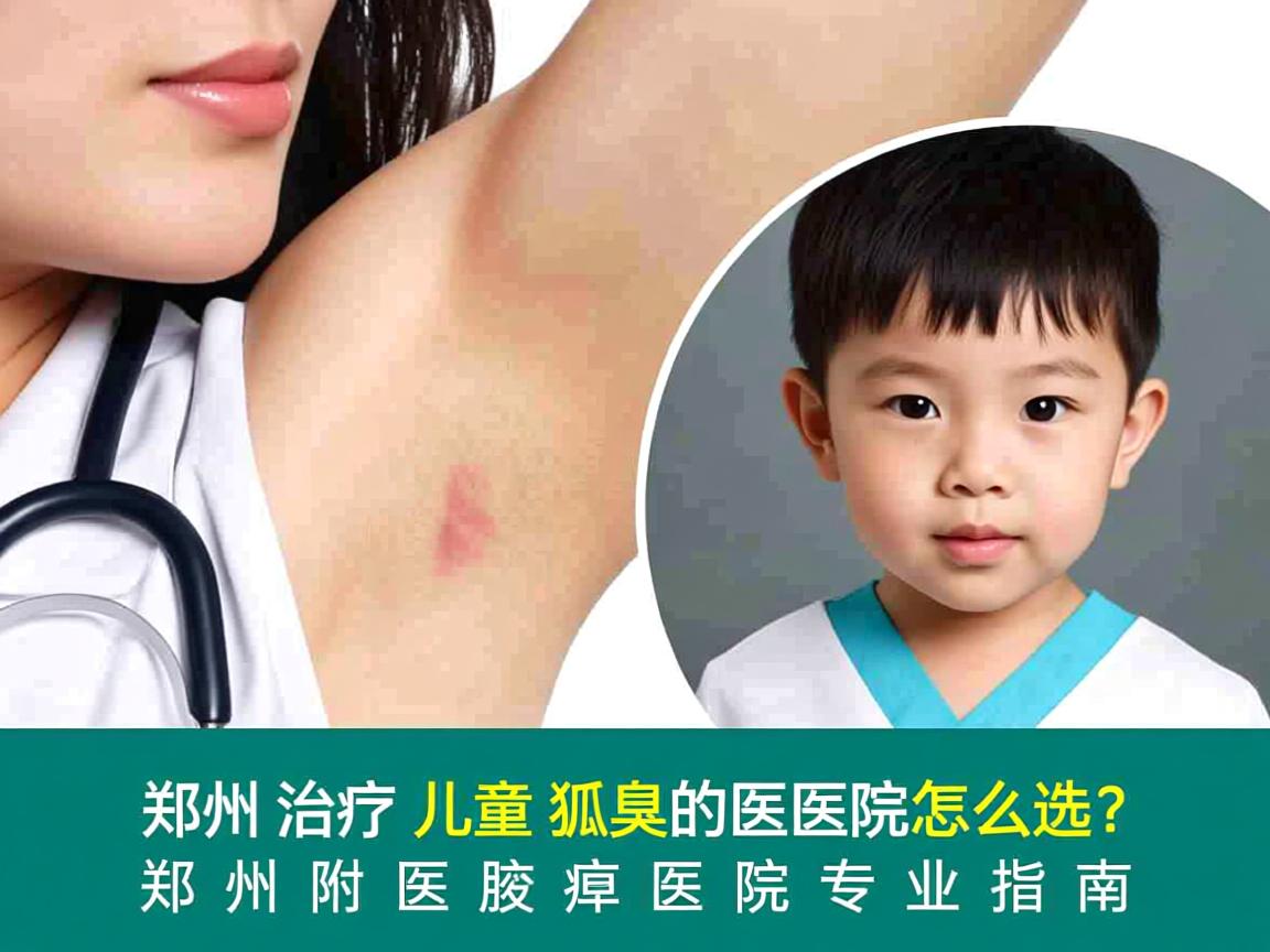 郑州治疗儿童狐臭的医院怎么选？郑州附医腋臭医院专业指南