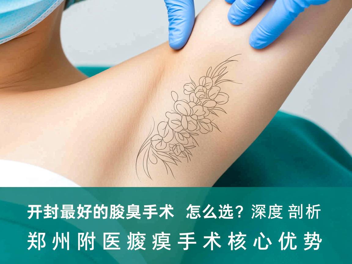 开封最好的腋臭手术怎么选？深度剖析郑州附医腋臭手术核心优势