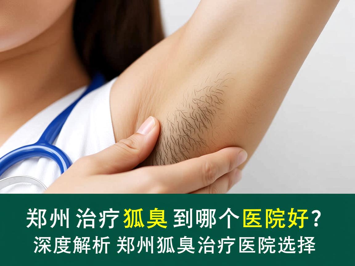郑州治疗狐臭到哪个医院好？深度解析郑州狐臭治疗医院选择