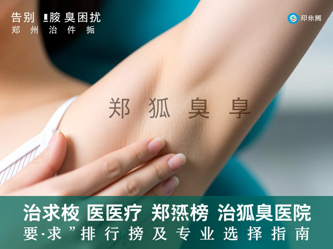 告别腋臭困扰，郑州治狐臭医院排行榜及专业选择指南