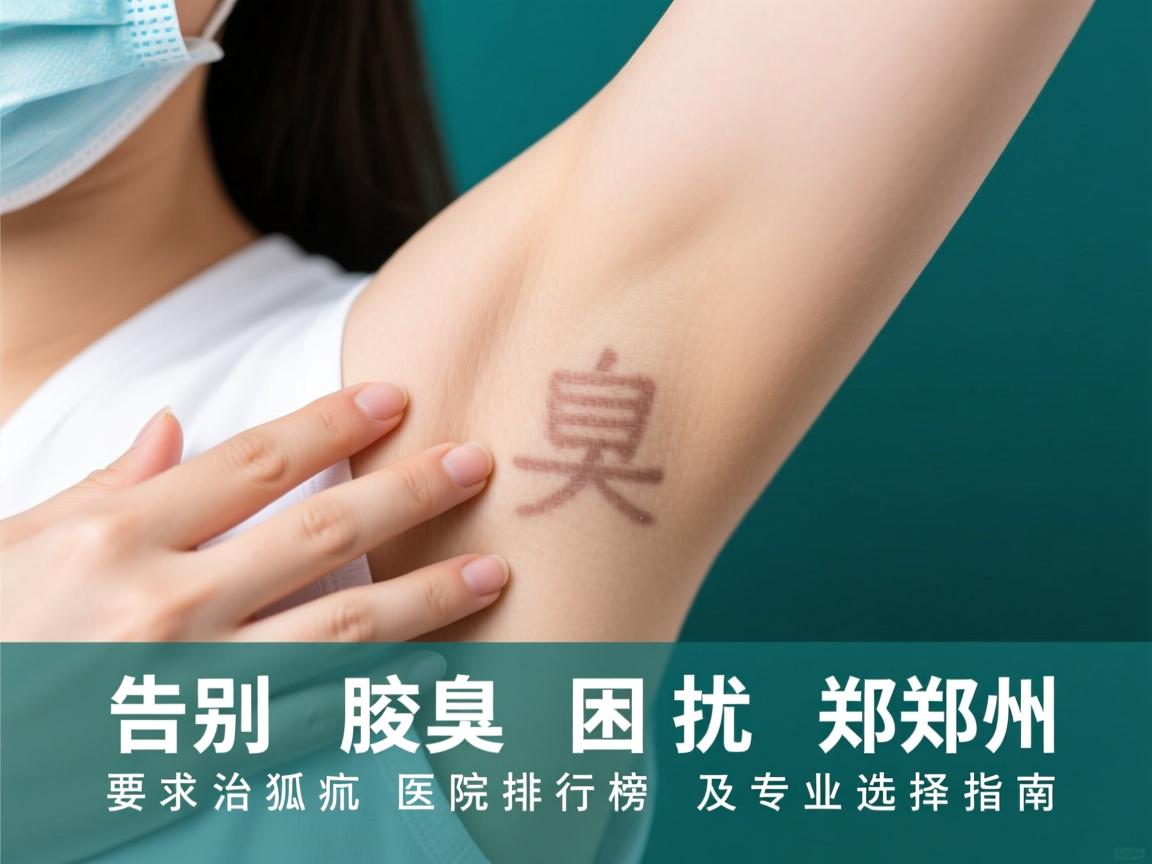 告别腋臭困扰，郑州治狐臭医院排行榜及专业选择指南