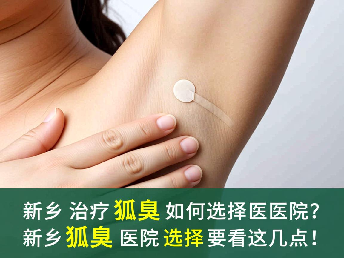 新乡治疗狐臭如何选择医院？新乡狐臭医院选择要看这几点！