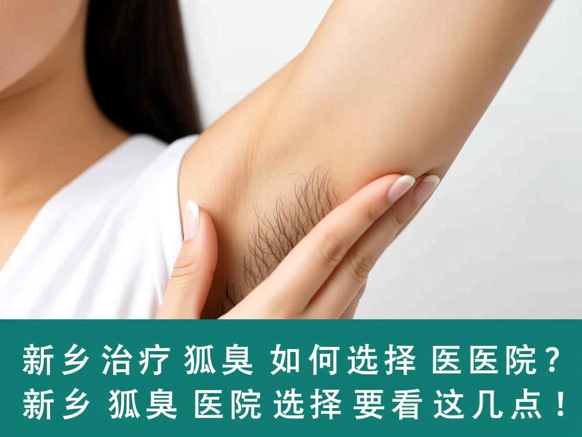 新乡治疗狐臭如何选择医院？新乡狐臭医院选择要看这几点！