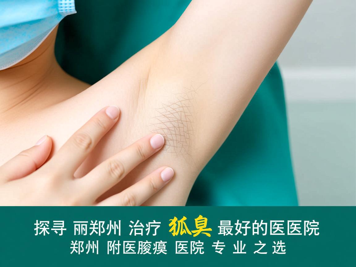 探寻郑州治疗狐臭最好的医院，郑州附医腋臭医院的专业之选