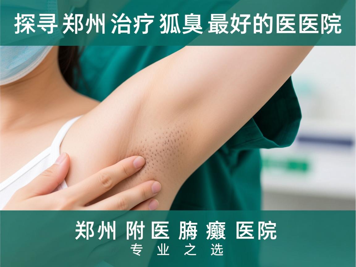 探寻郑州治疗狐臭最好的医院，郑州附医腋臭医院的专业之选