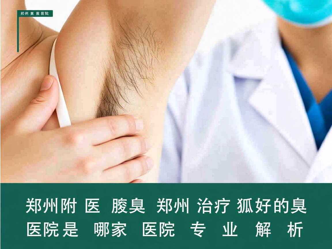 郑州附医腋臭医院，郑州治疗狐臭好的医院是哪家医院专业解析