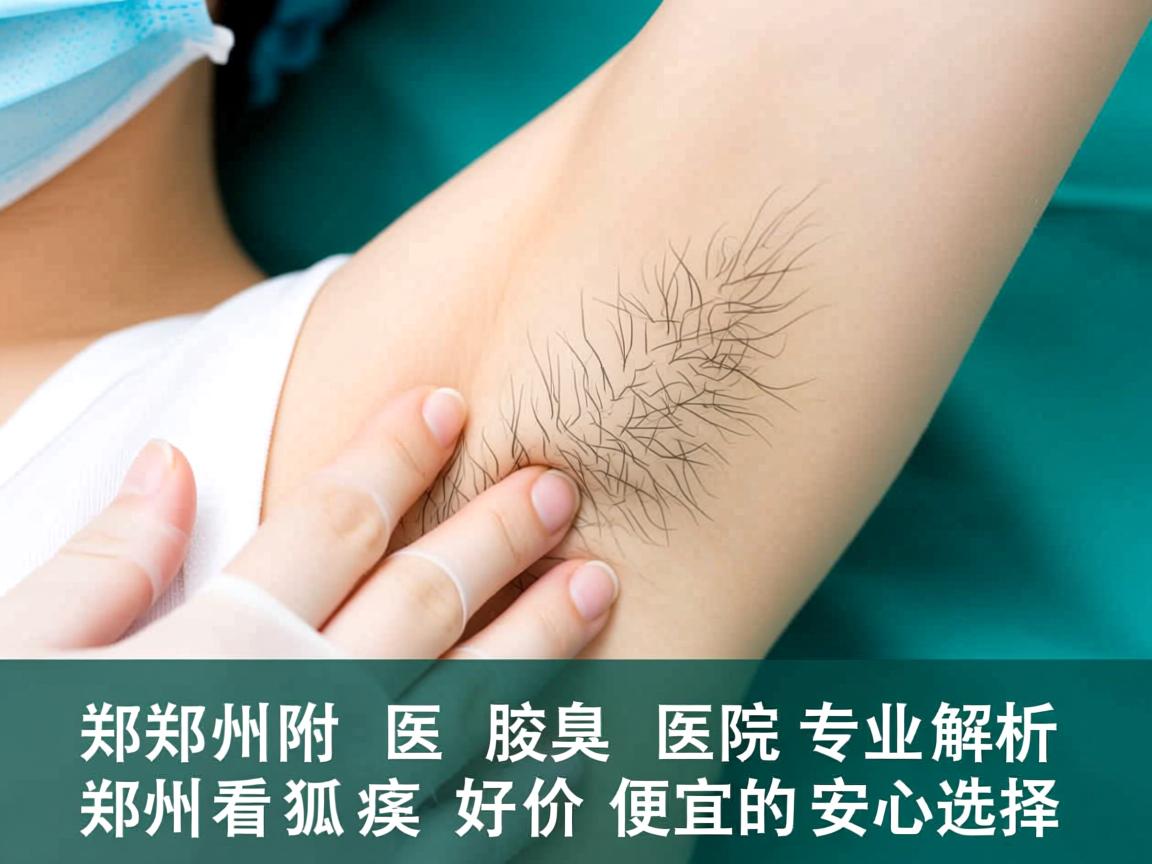 郑州附医腋臭医院专业解析，郑州看狐臭好价格便宜的安心选择