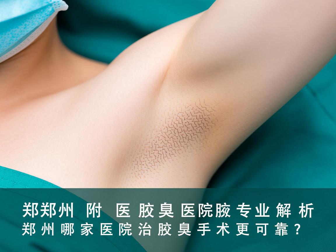 郑州附医腋臭医院专业解析，郑州哪家医院治腋臭手术更可靠？