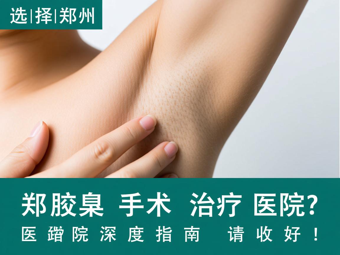 选择郑州腋臭手术治疗医院？这份郑州腋臭医院的深度指南请收好！