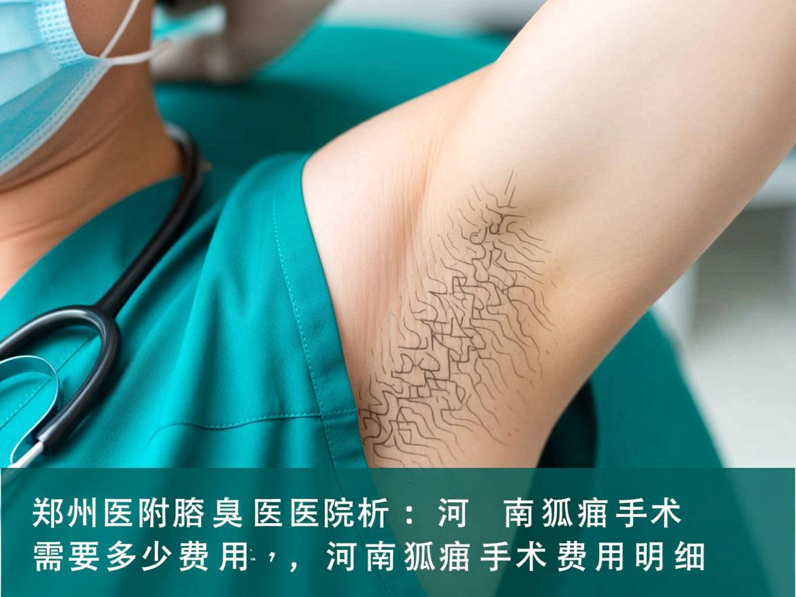 郑州附医腋臭医院解析，河南狐臭手术需要多少费用，河南狐臭手术费用明细