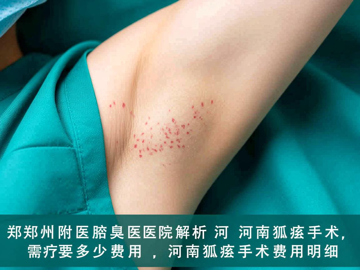 郑州附医腋臭医院解析，河南狐臭手术需要多少费用，河南狐臭手术费用明细