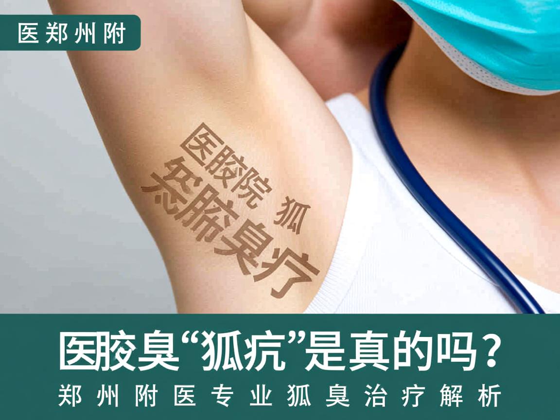 郑州附医腋臭医院治疗狐臭是真的吗？郑州附医专业狐臭治疗解析