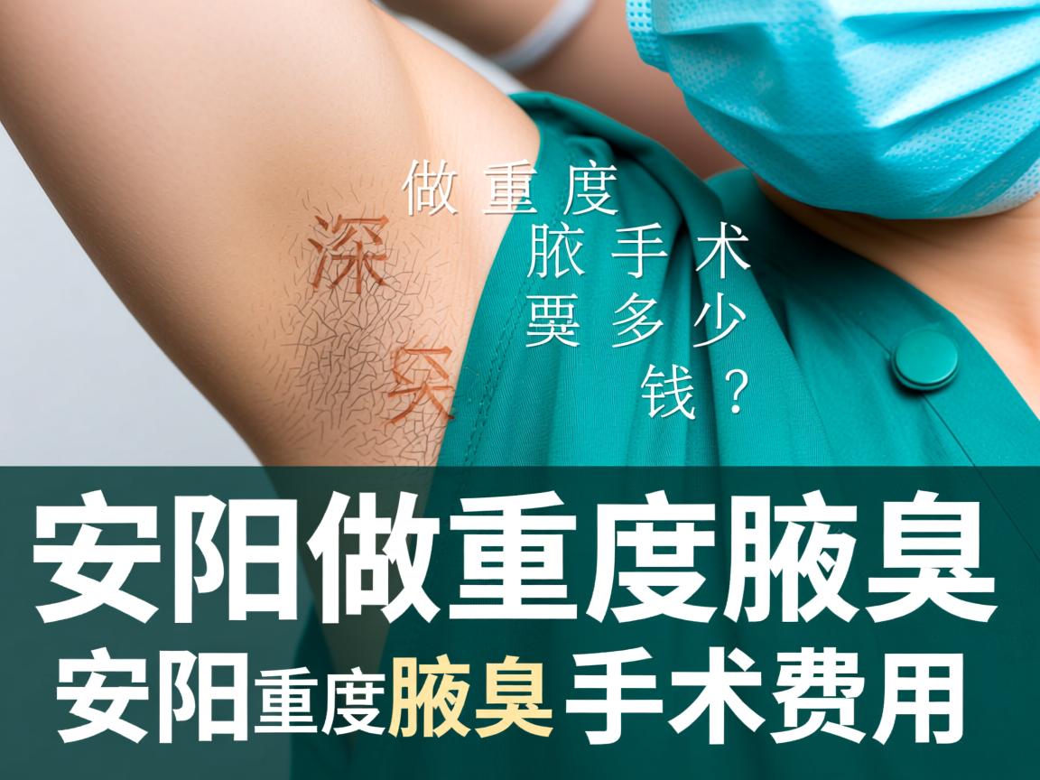 在安阳做重度腋臭手术要多少钱？深度解析安阳重度腋臭手术费用