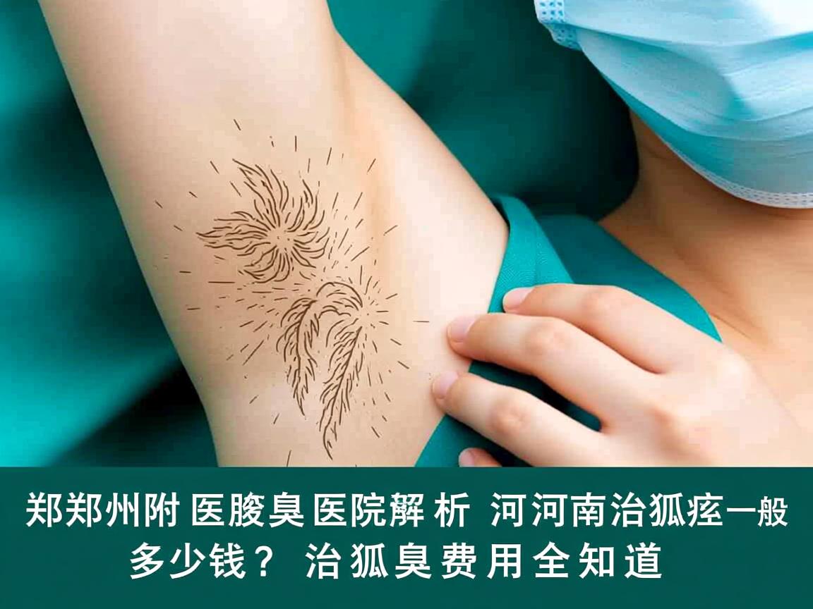 郑州附医腋臭医院解析，河南治狐臭一般多少钱？治狐臭费用全知道