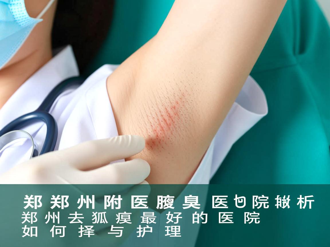 郑州附医腋臭医院解析，郑州去狐臭最好的医院如何选择与护理