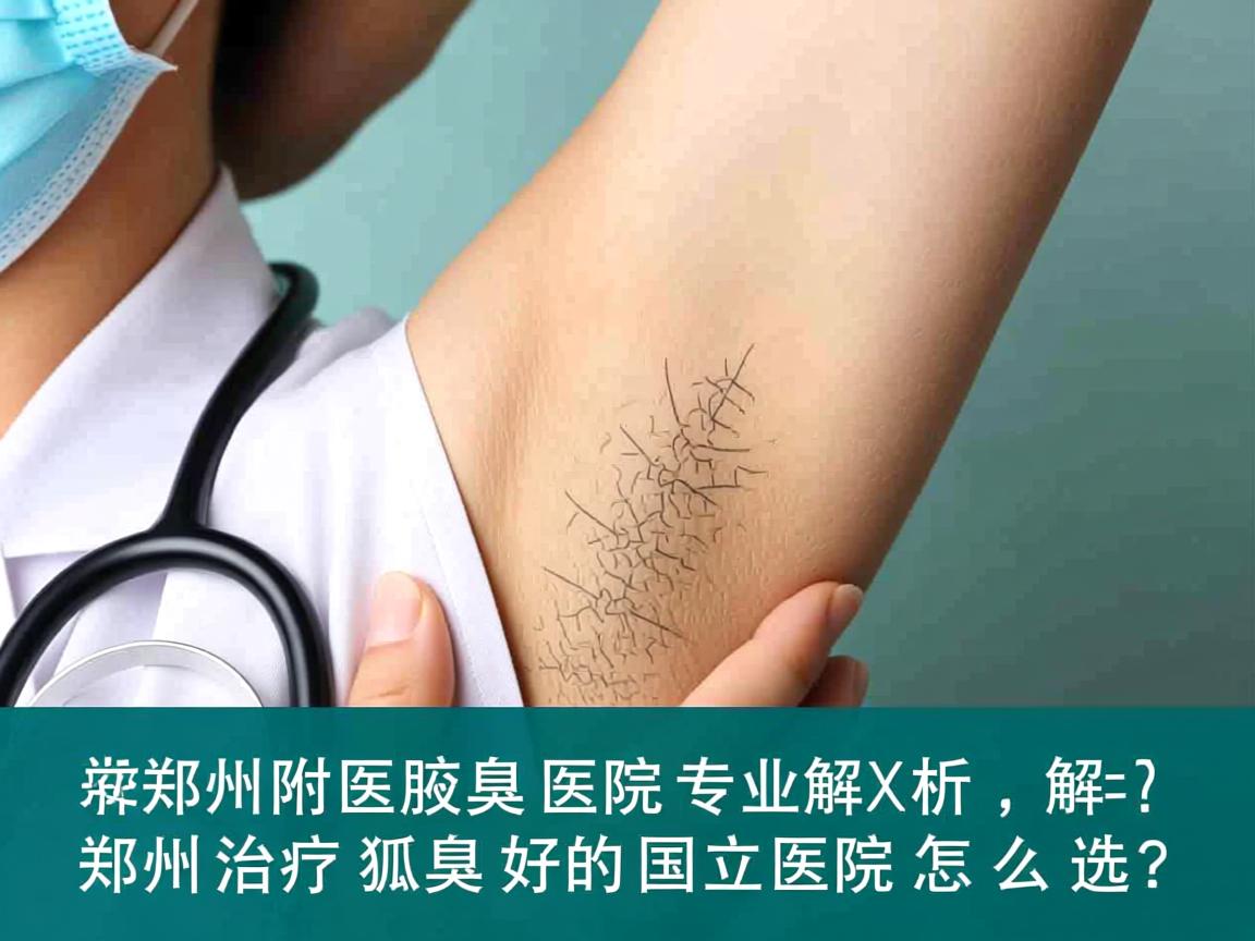 郑州附医腋臭医院专业解析，郑州治疗狐臭好的国立医院怎么选？