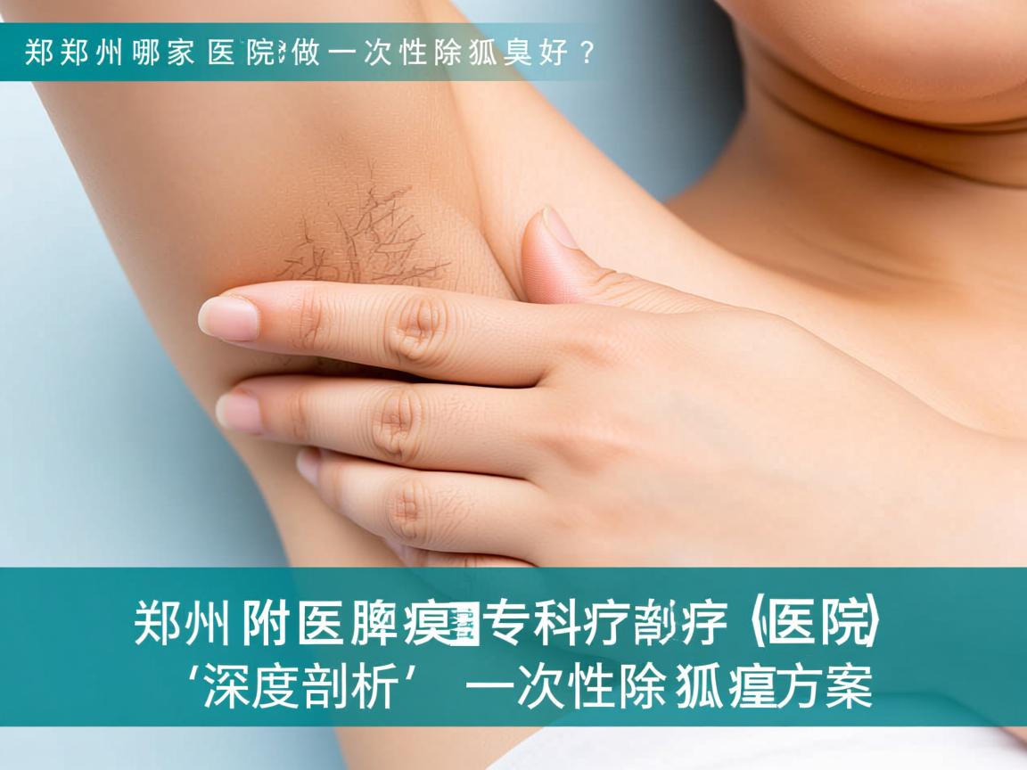 郑州哪家医院做一次性除狐臭好？深度剖析郑州附医腋臭专科医院一次性除狐臭方案