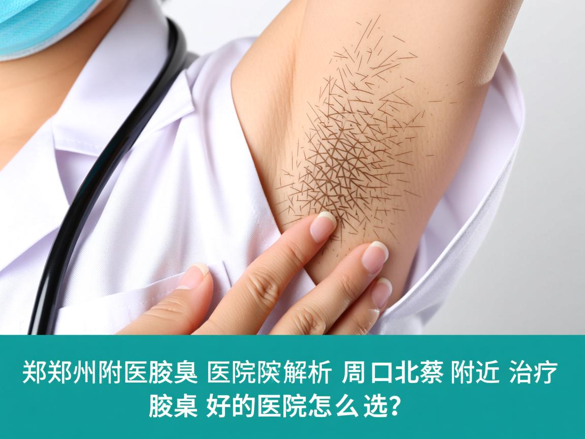 郑州附医腋臭医院解析，周口北蔡附近治疗腋臭好的医院怎么选？