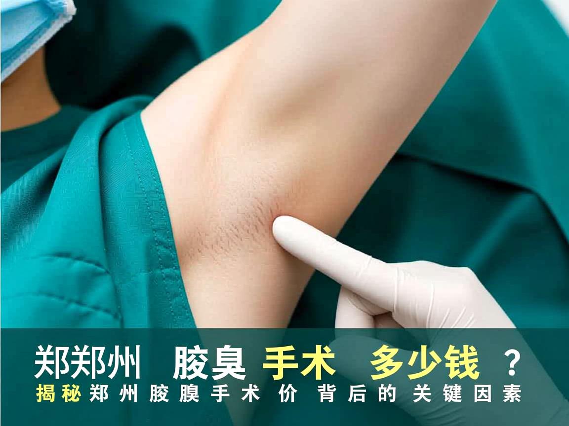郑州腋臭手术多少钱？揭秘郑州腋臭手术价格背后的关键因素
