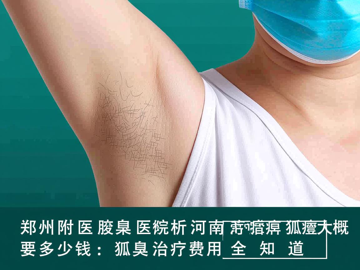 郑州附医腋臭医院解析，河南治疗狐臭大概需要多少钱，狐臭治疗费用全知道