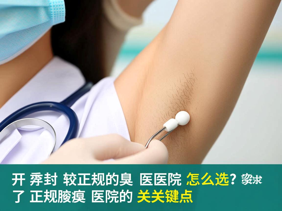 开封较正规的腋臭医院怎么选？了解正规腋臭医院的关键点