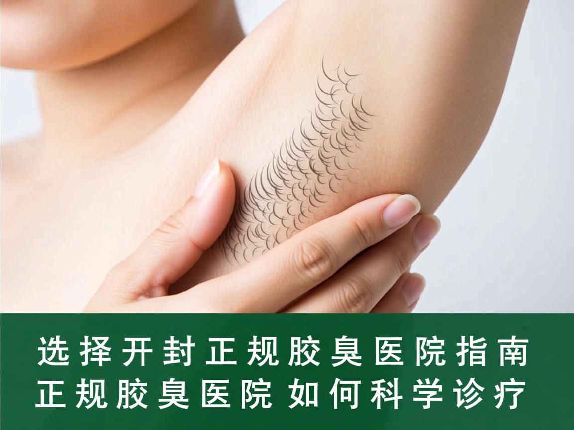 选择开封正规腋臭医院指南，正规腋臭医院如何科学诊疗