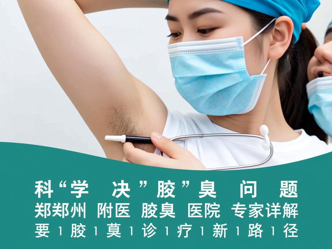 科学解决腋臭问题，郑州附医腋臭医院专家详解腋臭诊疗新路径